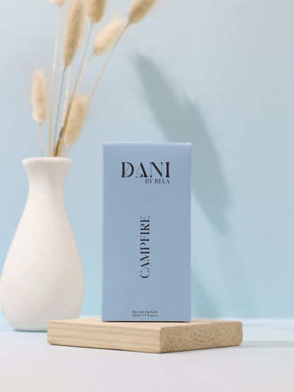 Dani by Bela Scents Campfire Eau De Parfum 50mL - Long Lasting Perfume for Men and Women